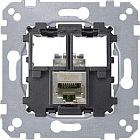 Механизм розетки комп. СП Merten Actassi 1хRJ45 CAT.6A STP SchE MTN4576-0021