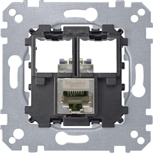 Механизм розетки комп. СП Merten Actassi 1хRJ45 CAT.6A STP SchE MTN4576-0021