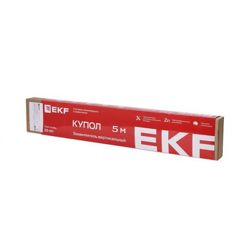 Заземлитель вертикальный безмуфтовый 5м (5х1000мм) TDZ EKF gc-28500 фото 11