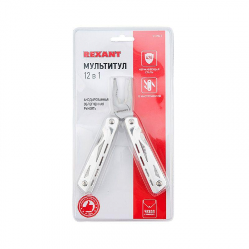 Мультитул 12 функций 160мм металлик Rexant 12-4904-2 фото 2