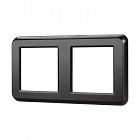 Рамка пластиковая FRM-VERSA-PL-2-BK Arlight 043778