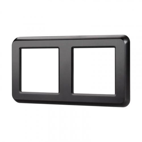 Рамка пластиковая FRM-VERSA-PL-2-BK Arlight 043778