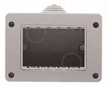 Коробка для открытой установки на 3мод. Zenit/Stylo IP40 ABB 2CLA339110N1101