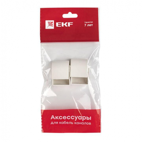 Заглушка 25х16 бел. Plast PROxima (уп.4шт) EKF ecw-25-16x4 фото 5
