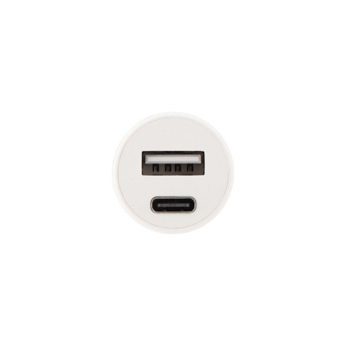 Автозарядка в прикуриватель АЗУ USB-A+USB-C 2.4А бел. Rexant 18-2229 фото 5