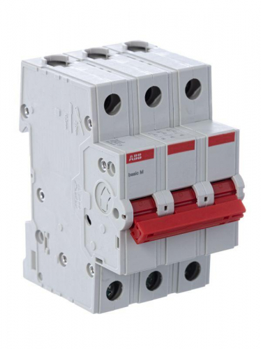 Выключатель нагрузки мод. 3п 63А Basic M BMD51363 ABB 2CDD643051R0063 фото 4