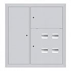 Щит этажный 4кв. слаботочка слева (1000х950х160) Basic EKF mb28-v-4z