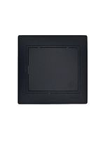 Розетка 1-м СП MIRA 16А IP44 с заземл. с крышкой ПБТ черн. LEZARD 701-4242-123BIPCH