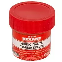 Флюс для пайки паста TR-RMA KELLER 20 мл банка Rexant 09-3691