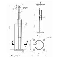 Опора ОГКф-12.0(К280-200-4х30)-ц Пересвет В00000492
