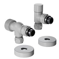 Набор термостатический осевой Design Pro 15мм М30х1.5 бел. Royal Thermo НС-1646642