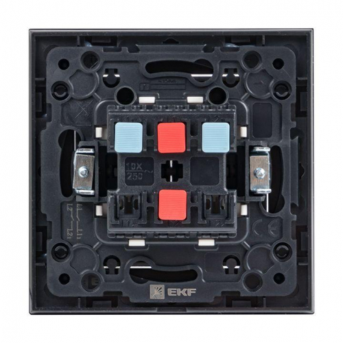 Выключатель 2-кл. Стокгольм 10А механизм черн. PROxima EKF EZV10-023-10 фото 6