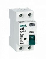 Выключатель дифференциального тока 2P 20А 30мА тип A 6кА УЗО-03 SchE 14261DEK