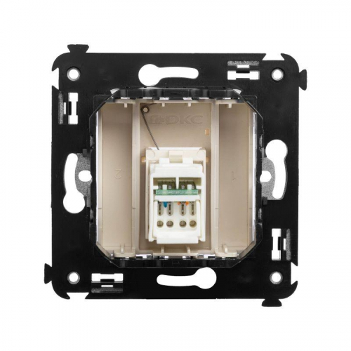 Розетка компьютерная 1-м СП Avanti "Ванильная дымка" RJ45 кат.6 DKC 4405293 фото 3