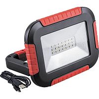 Прожектор-фонарь светодиодный TL911 10Вт 6400К IP44 10х40х25 21хSMD2835 аккумуляторный FERON 32725