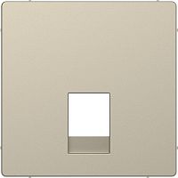 Накладка центральная Merten D-Life для розетки 2-м RJ11/RJ12 SD сахара SchE MTN4215-6033