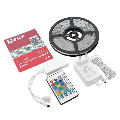 Лента светодиодная умная Connect RGBW (уп.5м) EKF slswf-5-rgbw фото 8
