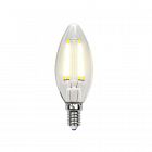 Лампа светодиодная LED-C35-6Вт/WW/E14/CL PLS02WH картон Uniel UL-00000199