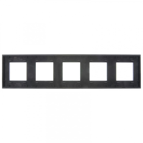 Рамка 5-м SKANDY SK-F25G стекло графит IEK SK-M52-G-K53 фото 3