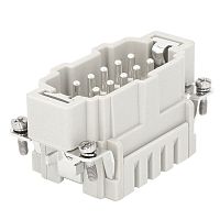 Вилка OptiLink HDC-HE-10-16-MS-(0.14-2.5) 500В КЭАЗ 352254