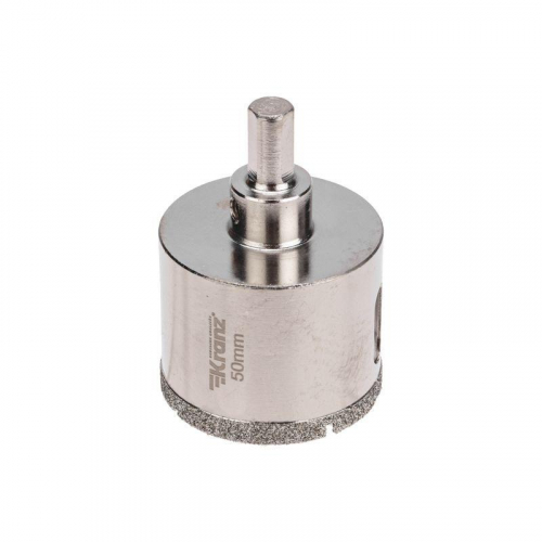 Коронка алмазная 50мм с центровочным сверлом Kranz KR-92-0014