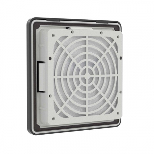 Решетка вентиляционная с фильтром RF 112х112мм IP54 RAL9005 DKC R5RF08B фото 2