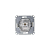 Розетка компьютерная 1-м Glossa RJ45 кат.5E механизм платина SE GSL001281K