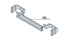 DIN-рейка L600 с крепежом на 25мод. для шкафов SR ABB GD6006