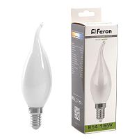Лампа светодиодная LB-718 15Вт матовая 4000К E14 230В FERON 38262