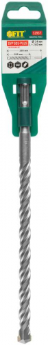 Бур по бетону SDS PLUS с двойн. резьбой 14х260мм FIT 32937 фото 3