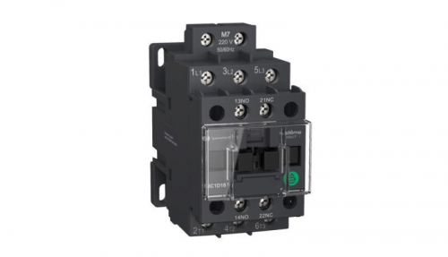 Контактор MC1D 3п 9А кат. 220В DC 1НО+1НЗ SE MC1D09MD