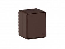 Выключатель кнопочный 1-кл. ОП AtlasDesign PROFI IP54 10AX корич. SE ATN546015