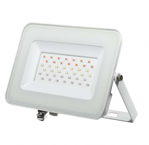 Прожектор светодиодный PFL- 30Вт RGB WH IP65 JazzWay 5012103