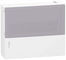 Бокс ОП MINI PRAGMA 1 ряд 12мод. бел. с дым. двер. IP40 SchE MIP12112T