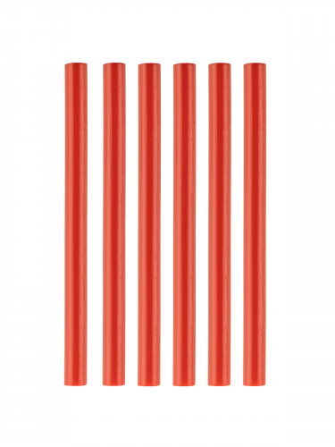 Клеевые стержни универсальные красные, 7 мм x 100 мм, 6 шт, "Алмаз" TDM фото 2