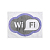 Наклейка информационный знак "Зона Wi-Fi" 150х200мм Rexant 56-0017