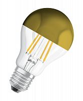 Лампа светодиодная филаментная Retrofit A 7Вт (замена 50Вт) прозр. 2700К тепл. бел. E27 650лм угол пучка 300град. 220-240В OSRAM 4058075435346