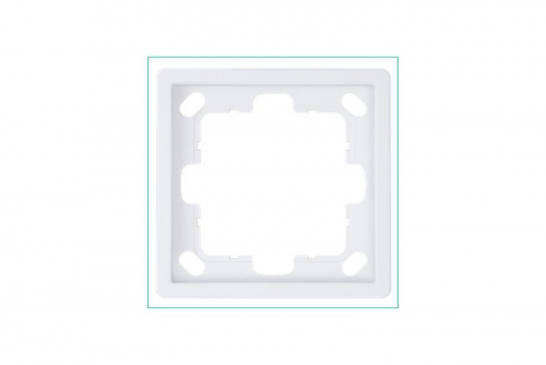 Рамка 1-м СП FD бел. глянцевый Jasmart FD1001W