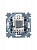 Выключатель 1-кл. СП Levit IP20 с подсветкой бел./ледяной ABB 2CHH590146A6001