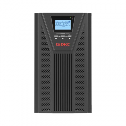 Источник бесперебойного питания онлайн для Small Tower 2000В.А/1800Вт 1/1 4хSchuko EPO USB RS-232 RJ45 без АКБ 7А.ч DKC SMALLT2A0PS фото 3
