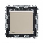Переключатель перекрестный 1-кл. Levit IP44 кофе макиато/бел. ABB 2CHH597940A4018