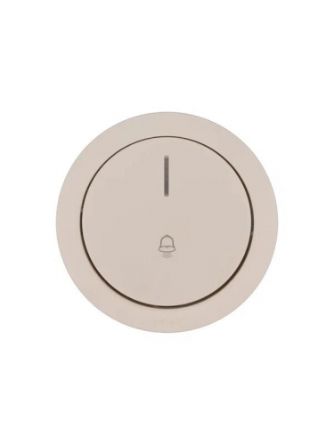 Кнопка звонка СП OSEN с подсветкой механизм сл. кость LEZARD 743-9088-108 фото 4