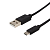 Кабель USB (micro USB) длинный штекер 1М черн. REXANT 18-4268