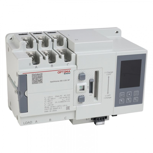 Устройство автоматического ввода резерва 3п OptiVerse SD 125 3P КЭАЗ 389106