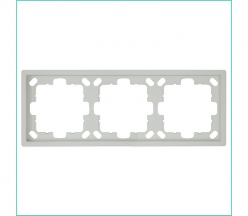 Рамка 3-м СП FD тауп матов. soft touch Jasmart FD1003PTM