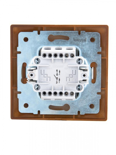Выключатель 1-кл. СП Mira 10А сосна LEZARD 701-0801-100 фото 4