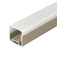 Профиль LINE-D-3030-2000 SQUARE OLIVE GREY+OPAL L2000 с экраном алюм. (компл.) Arlight 055097