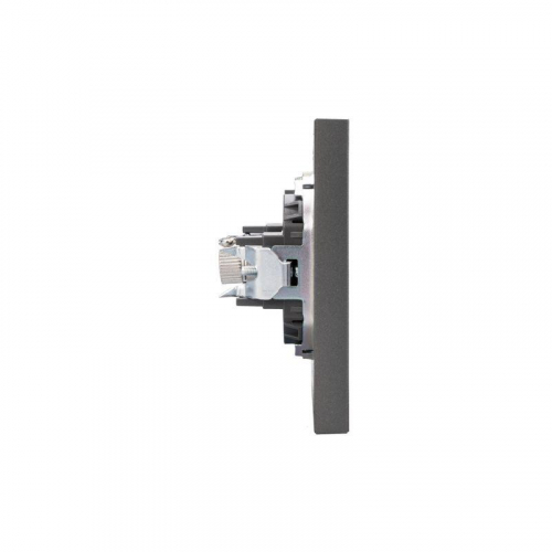 Розетка СП STRONG MIELE TV графит Kranz KR-78-0723-6 фото 4