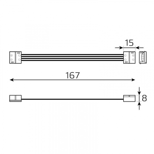 Коннектор для светодиодной ленты 10мм RGB 5050 IP65 GAUSS BT437 фото 4