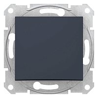 Переключатель на 2 направления 1-кл. СП Sedna 10А IP20 (сх. 6) 250В графит SchE SDN0400170